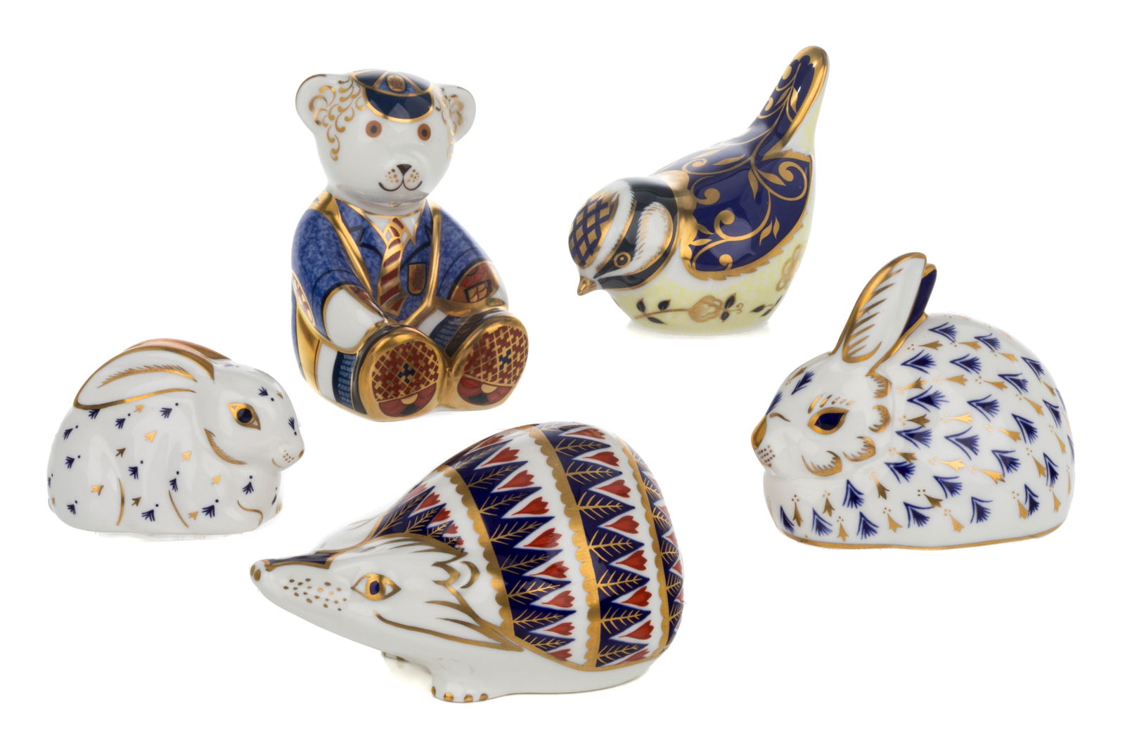GROUP OF ROYAL CROWN DERBY PAPERWEIGHTS (1 of 2)