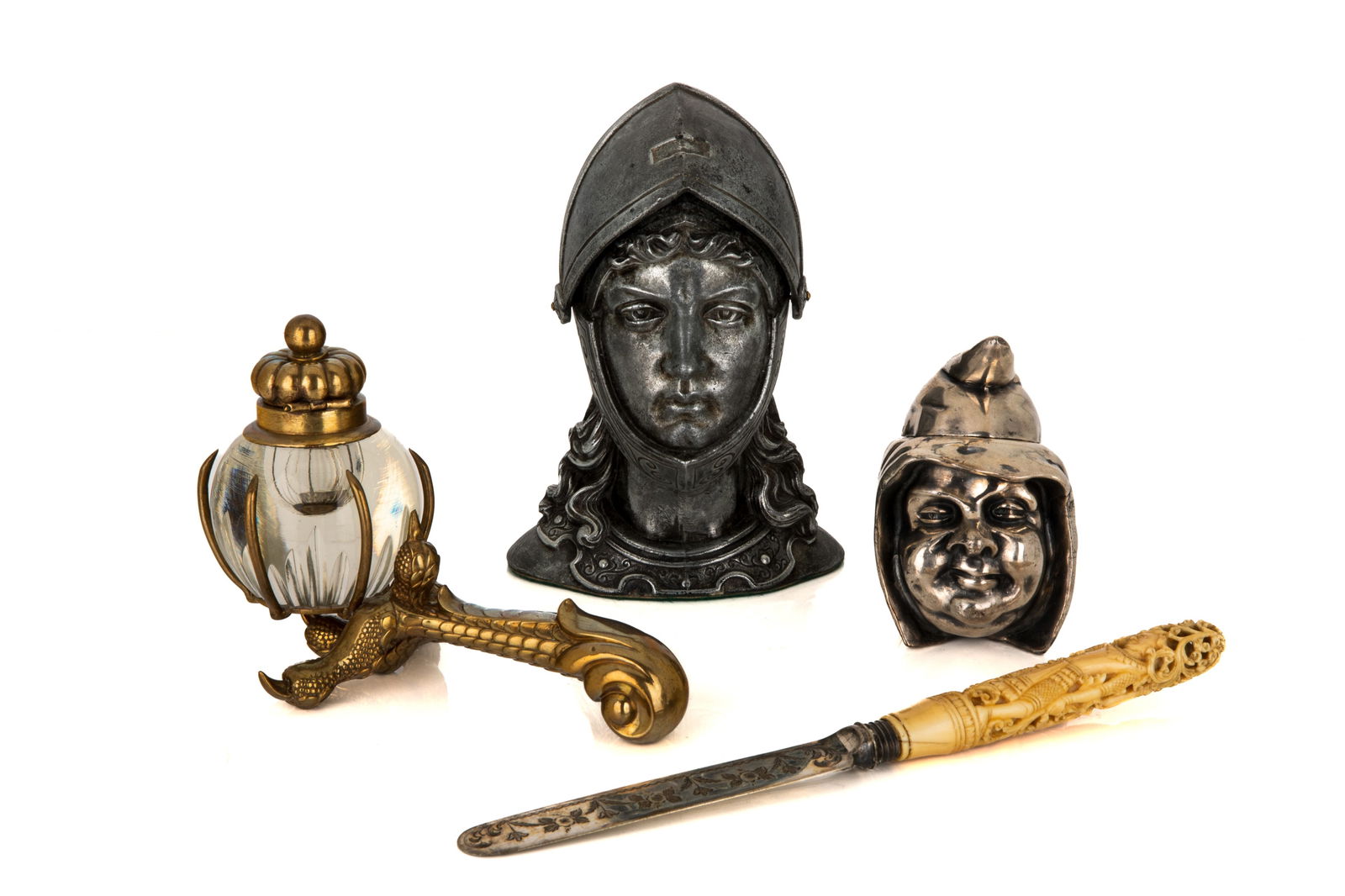 GROUP OF DESK ORNAMENTS (1 of 3)