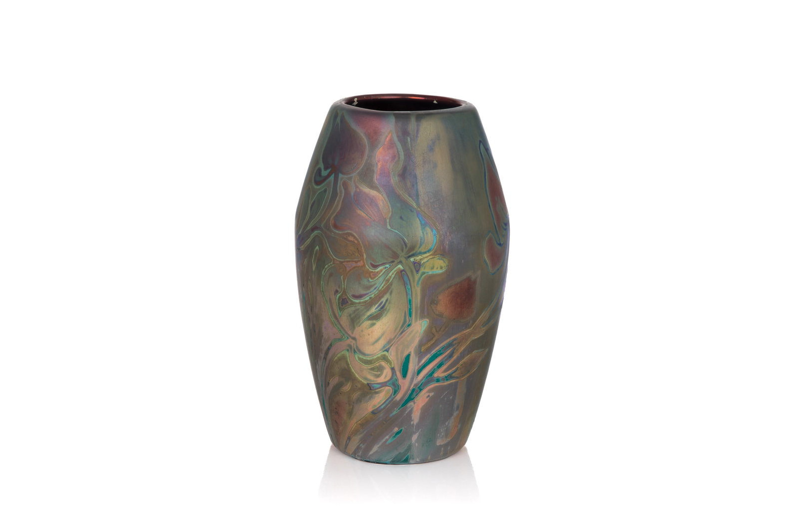 WELLER SICARD LUSTRE ARTS & CRAFTS POTTERY VASE (1 of 5)