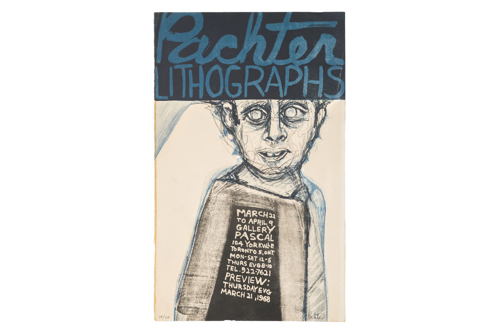 CHARLES PACHTER (Canadian, b. 1942) (1 of 3)