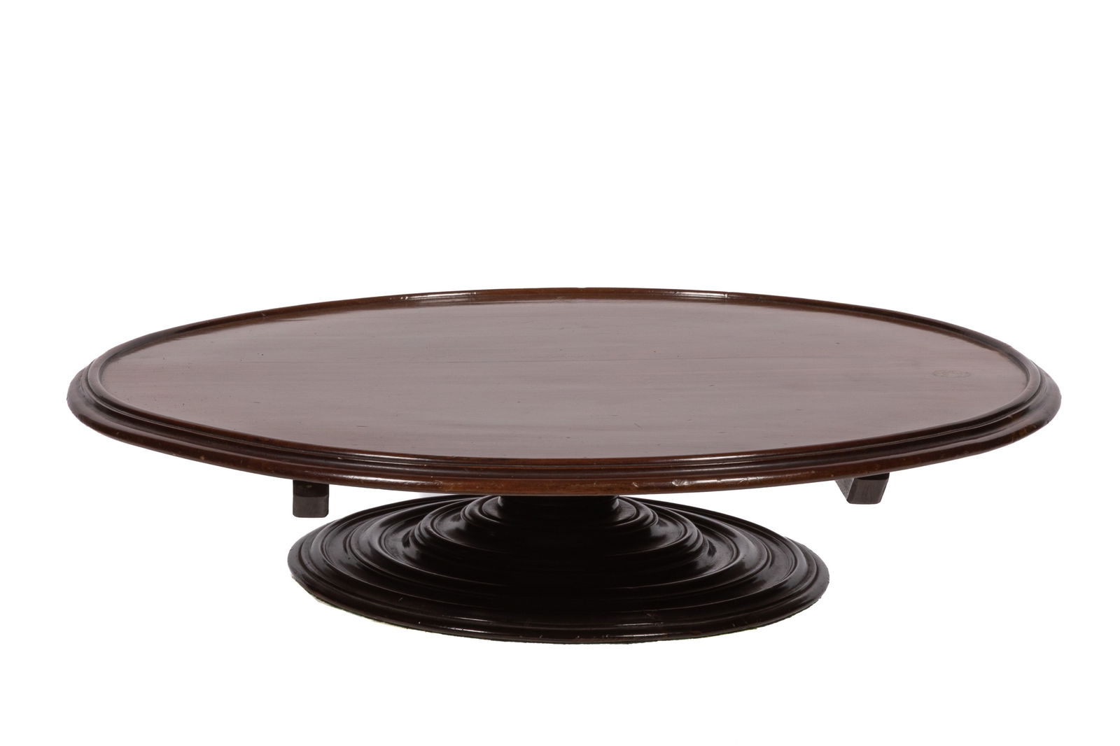 GEORGE III ENGLISH MAHOGANY LAZY SUSAN (1 of 4)