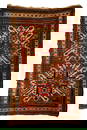 ANTIQUE CAUCASIAN DOUBLE EAGLE KAZAK RUG