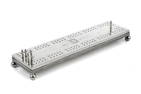 AMERICAN COIN SILVER CRIBBAGE BOARD, 265g