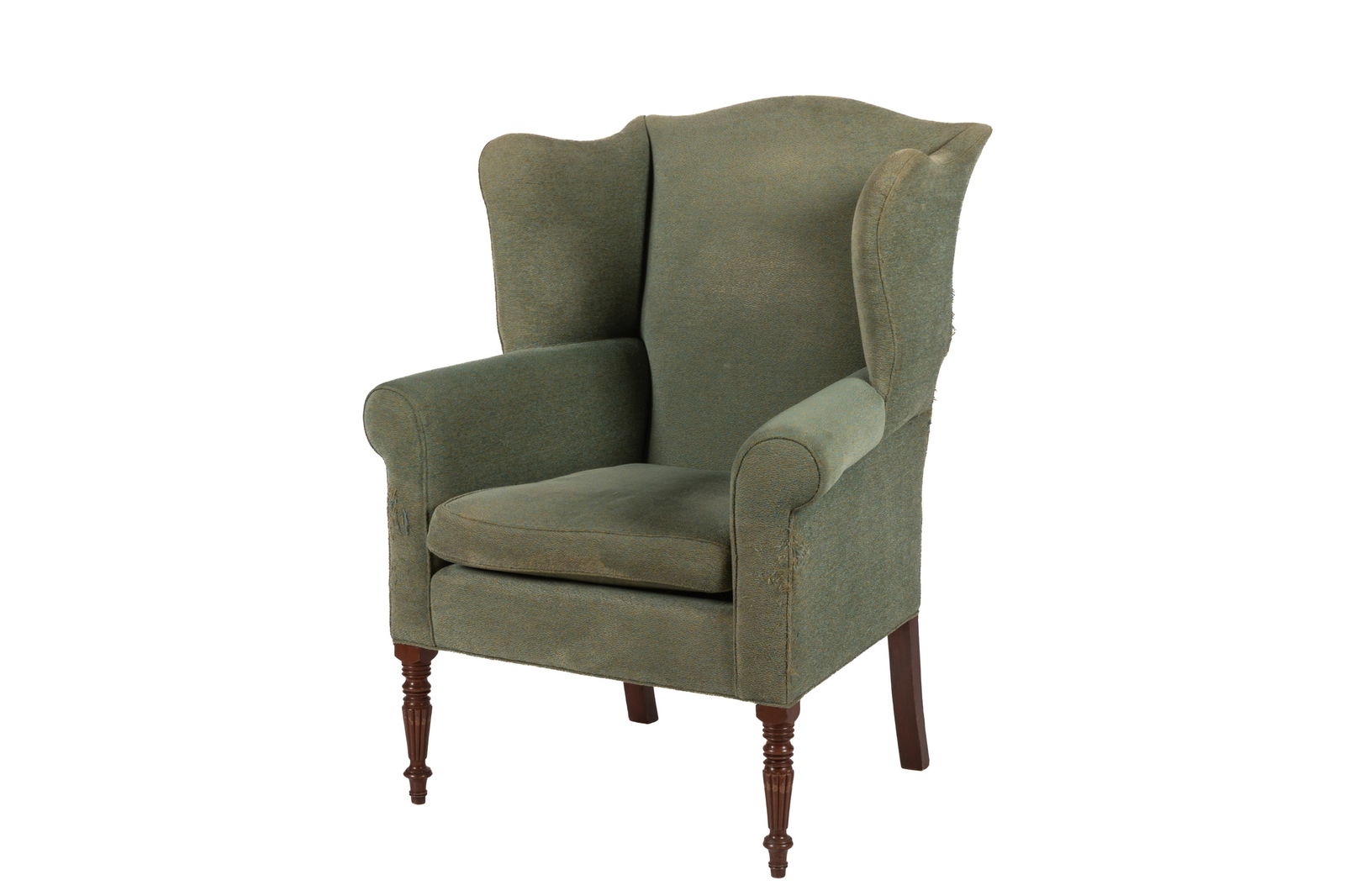 ENGLISH REGENCY WINGBACK ARM CHAIR (1 of 4)
