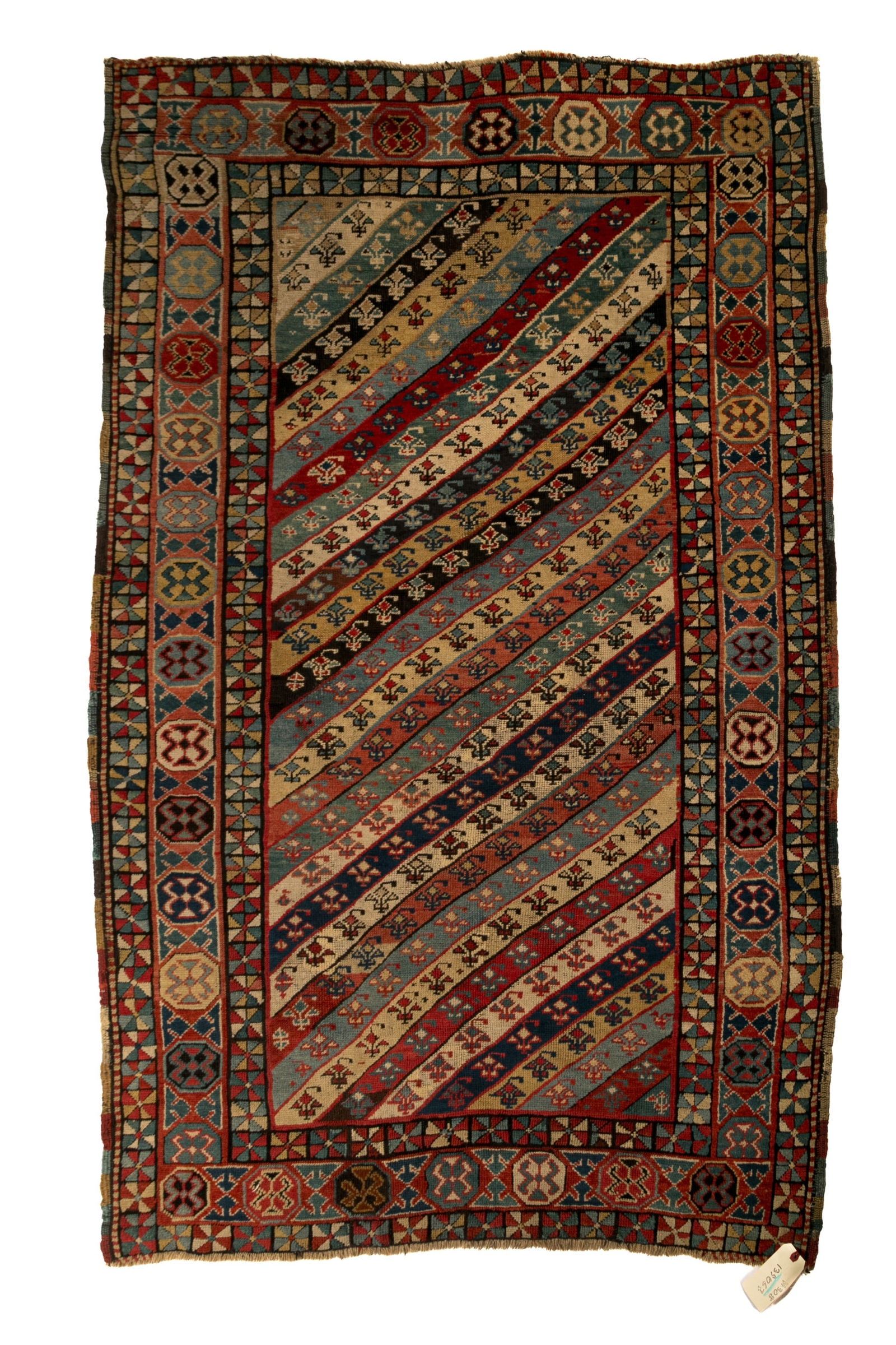 ANTIQUE CAUCASIAN GANDJE KAZAK RUG (1 of 3)