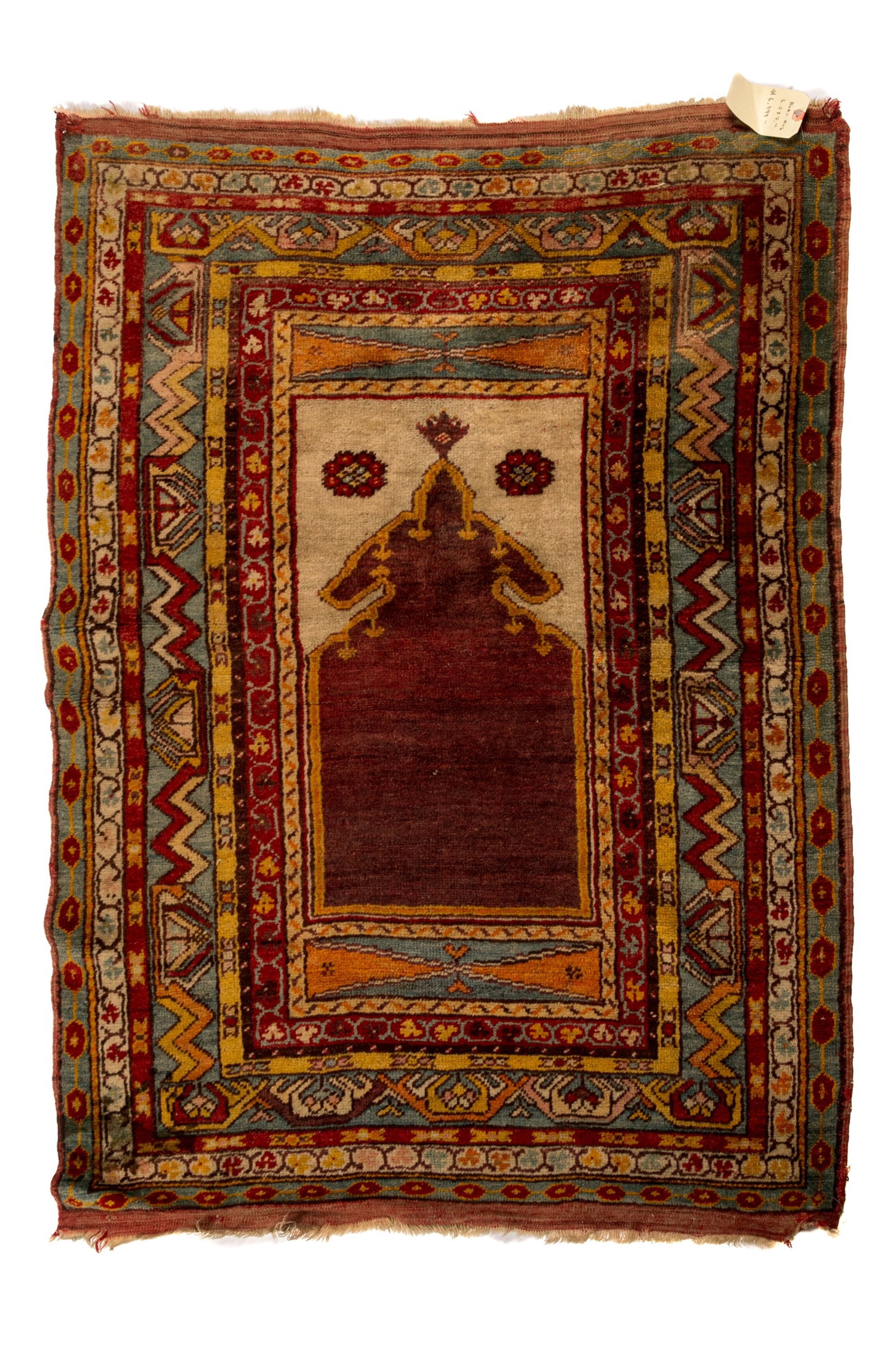 ANTIQUE TURKISH ANATOLIAN PRAYER RUG (1 of 3)