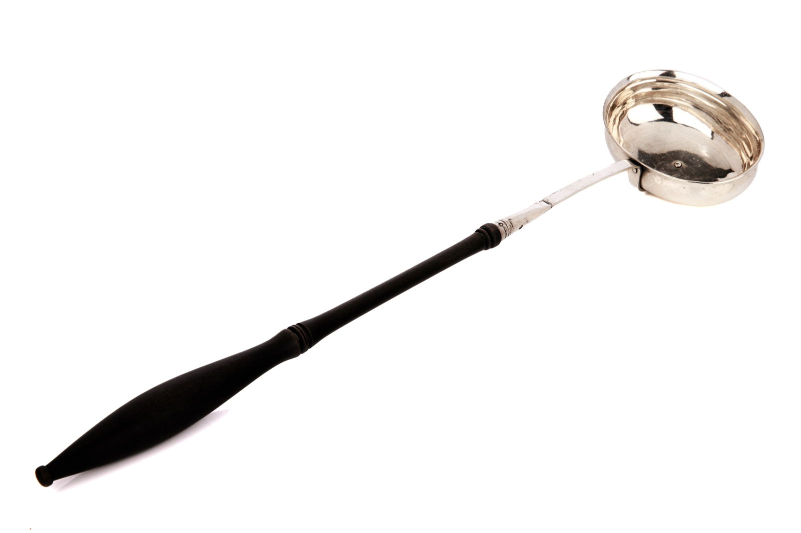 18th C ENGLISH PROVINCIAL SILVER TODDY LADLE (1 of 2)