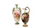 TWO ROYAL WORCESTER PORCELAIN PIECES