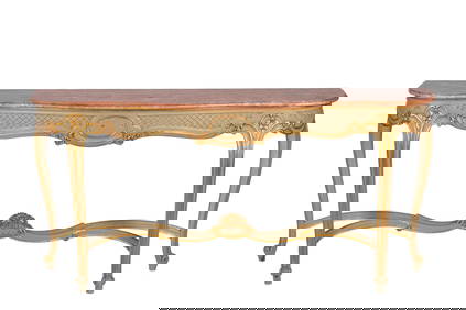 LOUIS XV STYLE FRENCH CONSOLE TABLE (1 of 3)