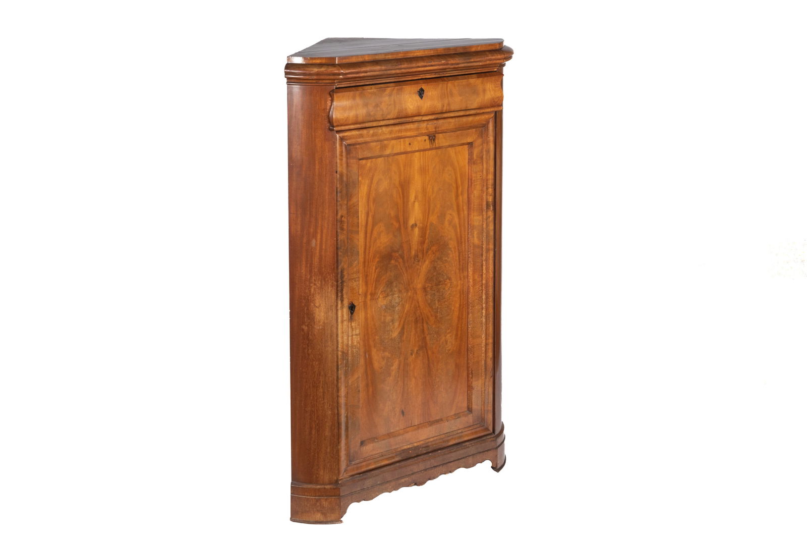ANTIQUE ENGLISH CORNER CABINET (1 of 5)