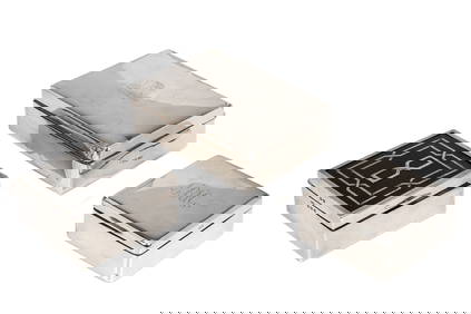 THREE SILVER CIGARETTE BOXES (1 of 4)
