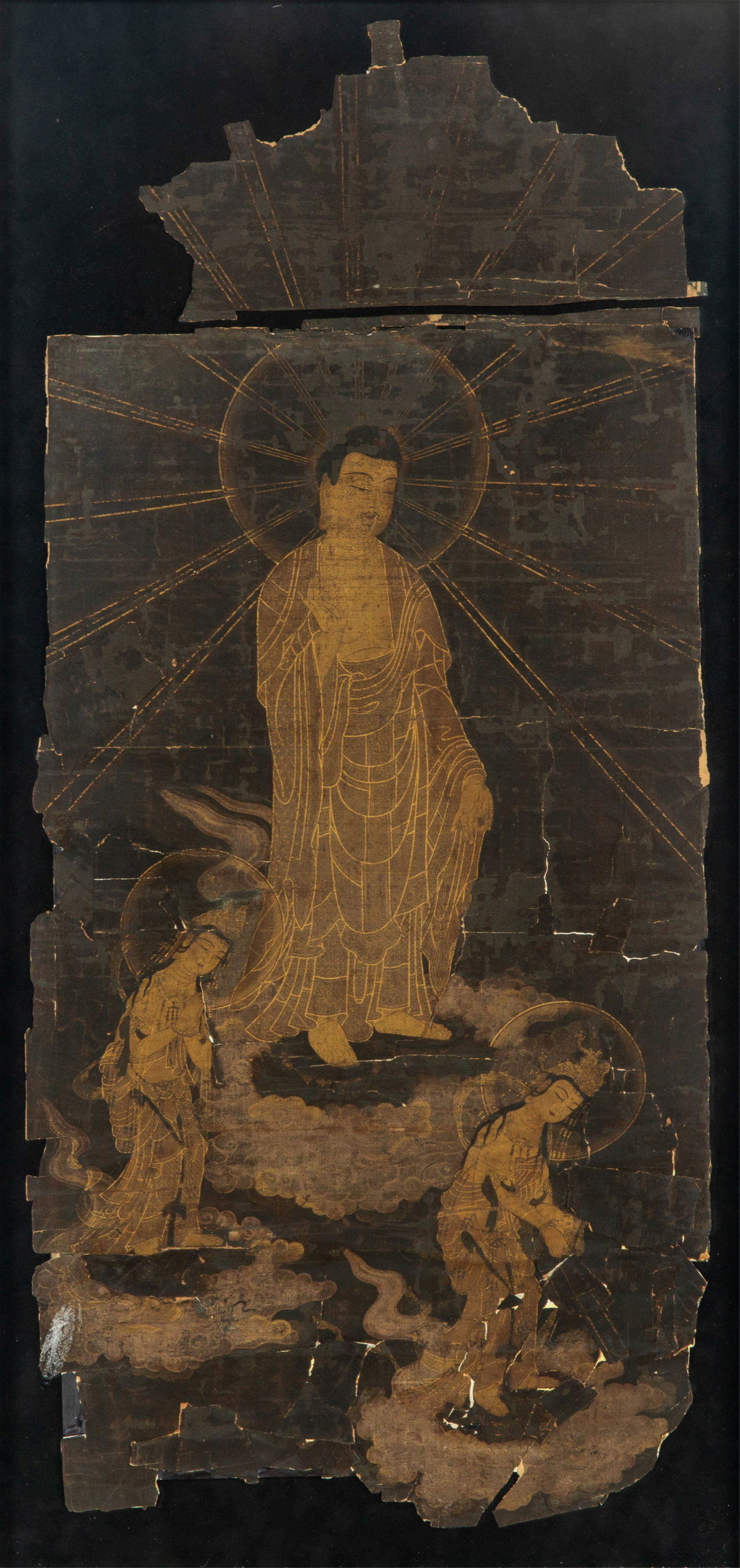 KAMAKURA SCROLL OF AMIDA RAIGO (1 of 3)