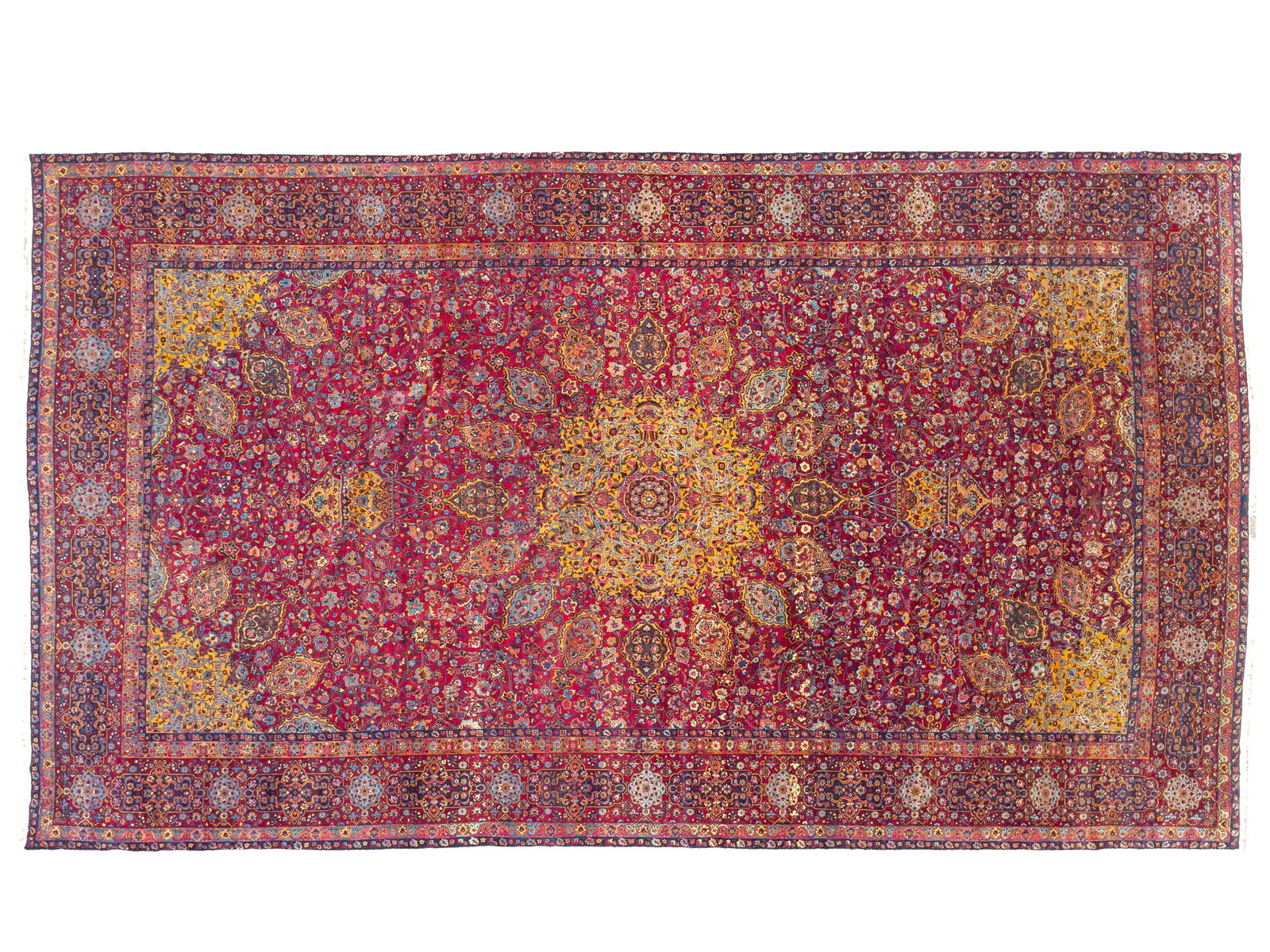 PALACE SIZE SEMI ANTIQUE KERMAN CARPET (1 of 3)