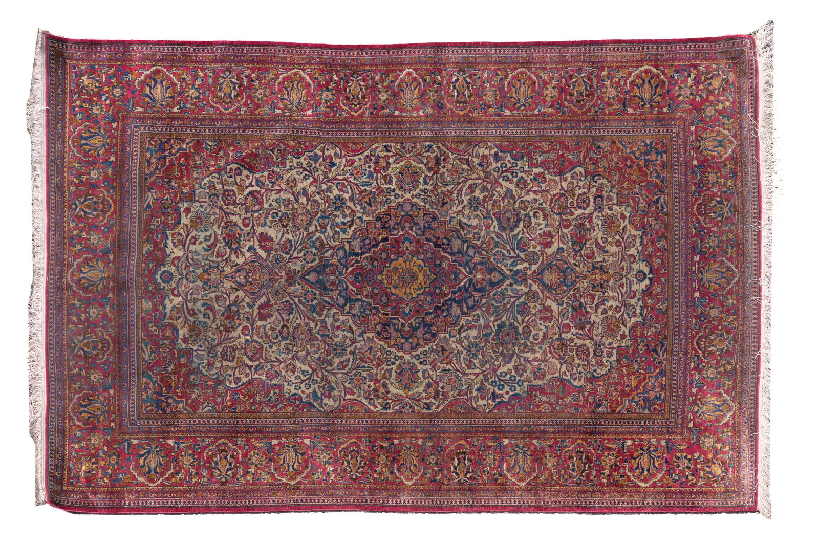 SEMI ANTIQUE PERSIAN WOOL CARPET (1 of 3)