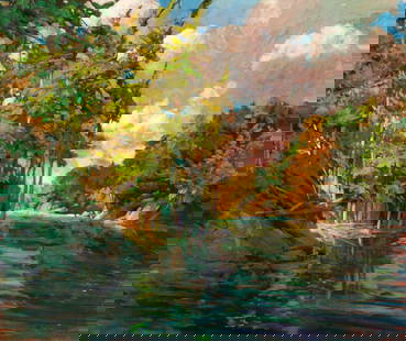 PHILIP CRAIG (Canadian, b. 1951): Otter Lake (2006) Oil on canvas Signed bottom rightH. 40" x W. 48" Provenance: Loch Gallery (Toronto)