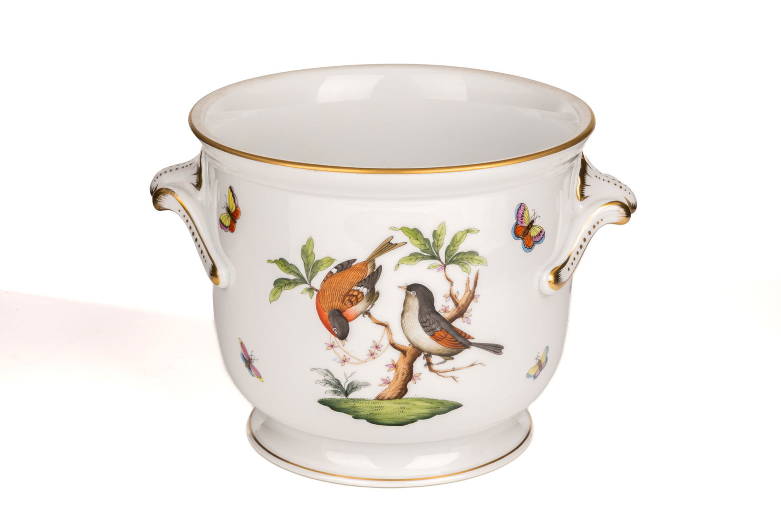 HEREND 'ROTHSCHILD BIRD' CACHEPOT (1 of 6)
