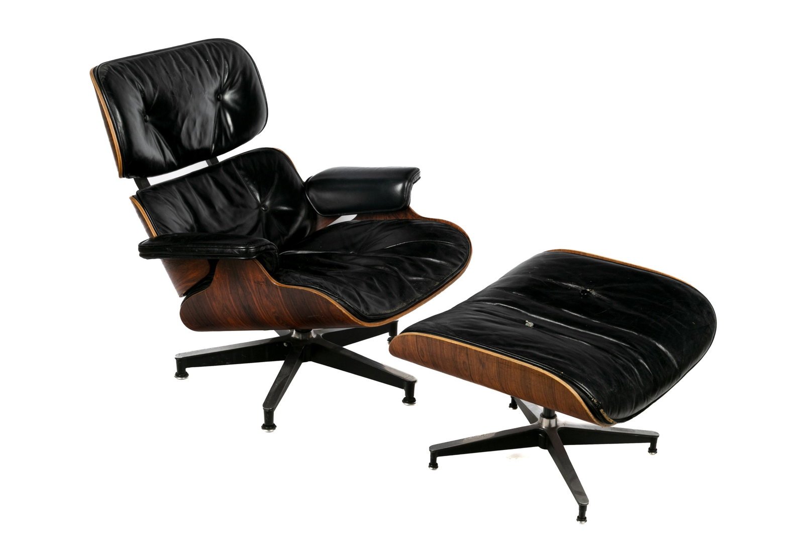 VINTAGE HERMAN MILLER EAMES CHAIR & OTTOMAN (1 of 4)