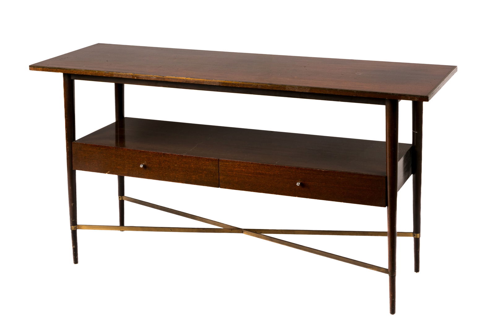 PAUL MCCOBB VINTAGE MAHOGANY CONSOLE TABLE (1 of 4)