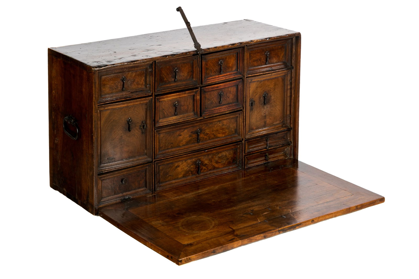 ANTIQUE SPANIQUE VARGUENO SPICE CABINET (1 of 4)