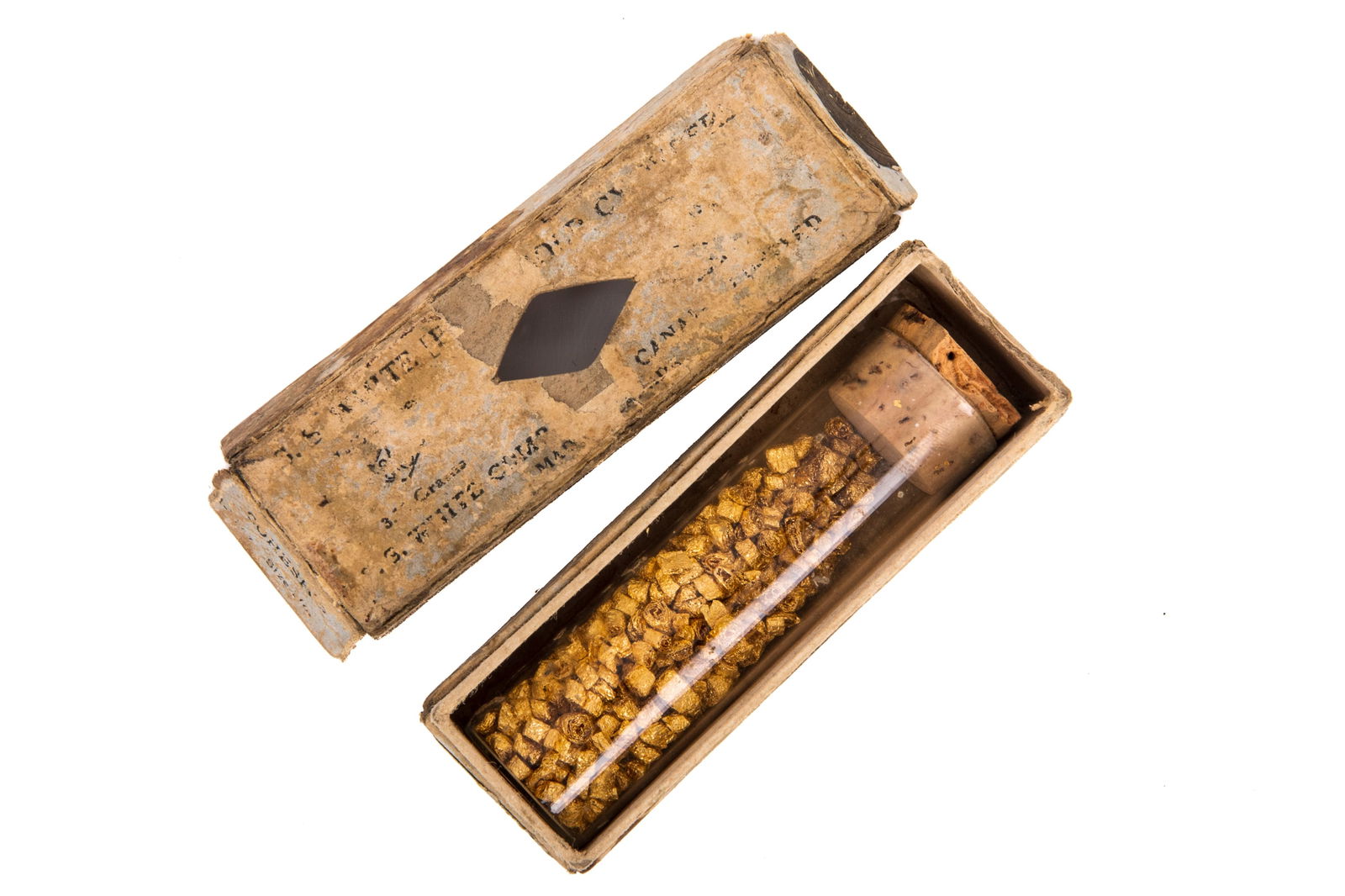 A VIAL OF PURE GOLD DENTAL FILLINGS (1 of 5)