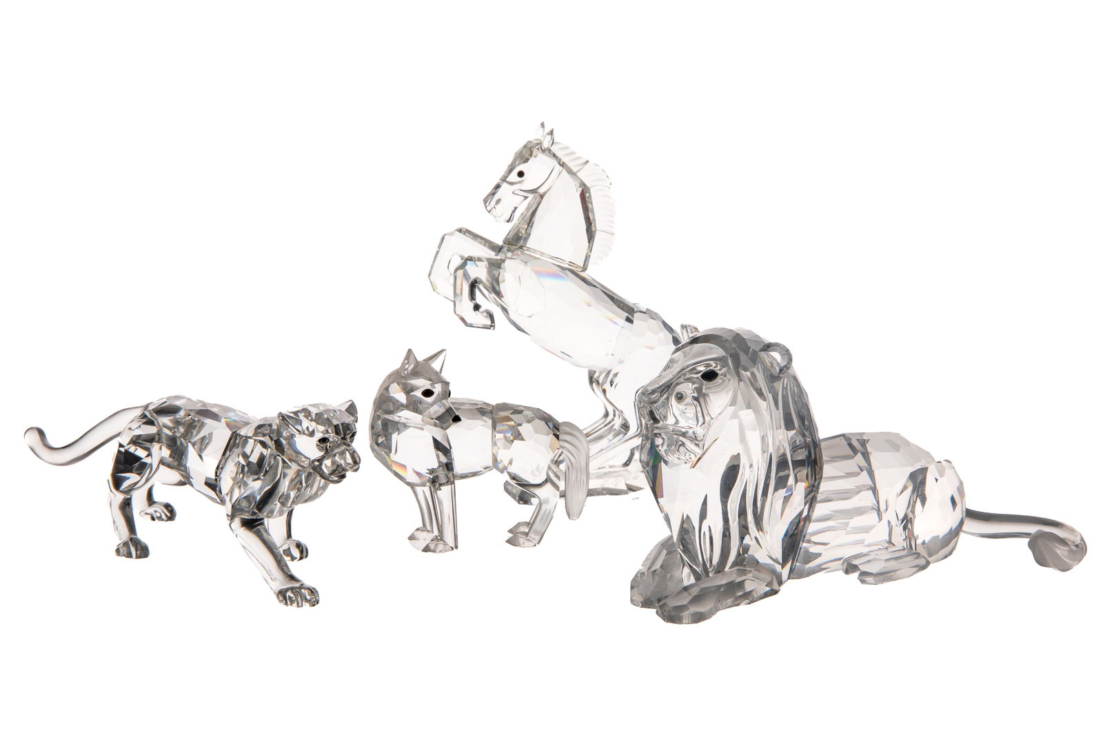 FOUR SWAROVSKI CRYSTAL ANIMAL FIGURES (1 of 2)