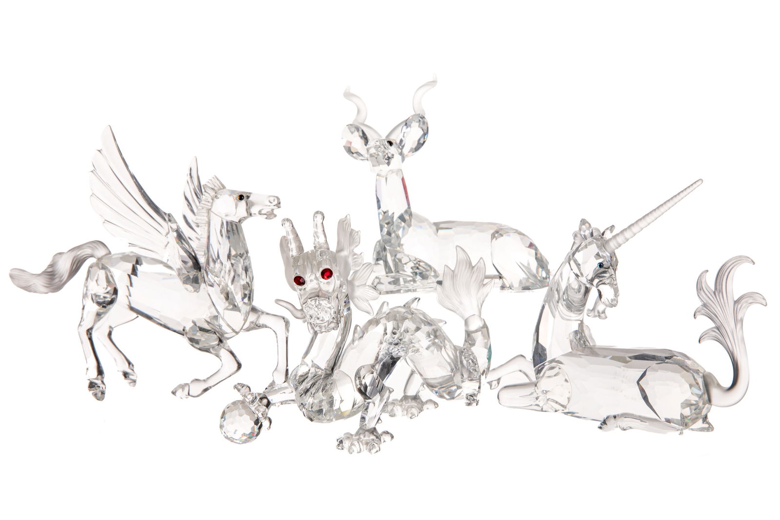 FOUR SWAROVSKI CRYSTAL MYTHICAL BEAST ANIMALS (1 of 3)