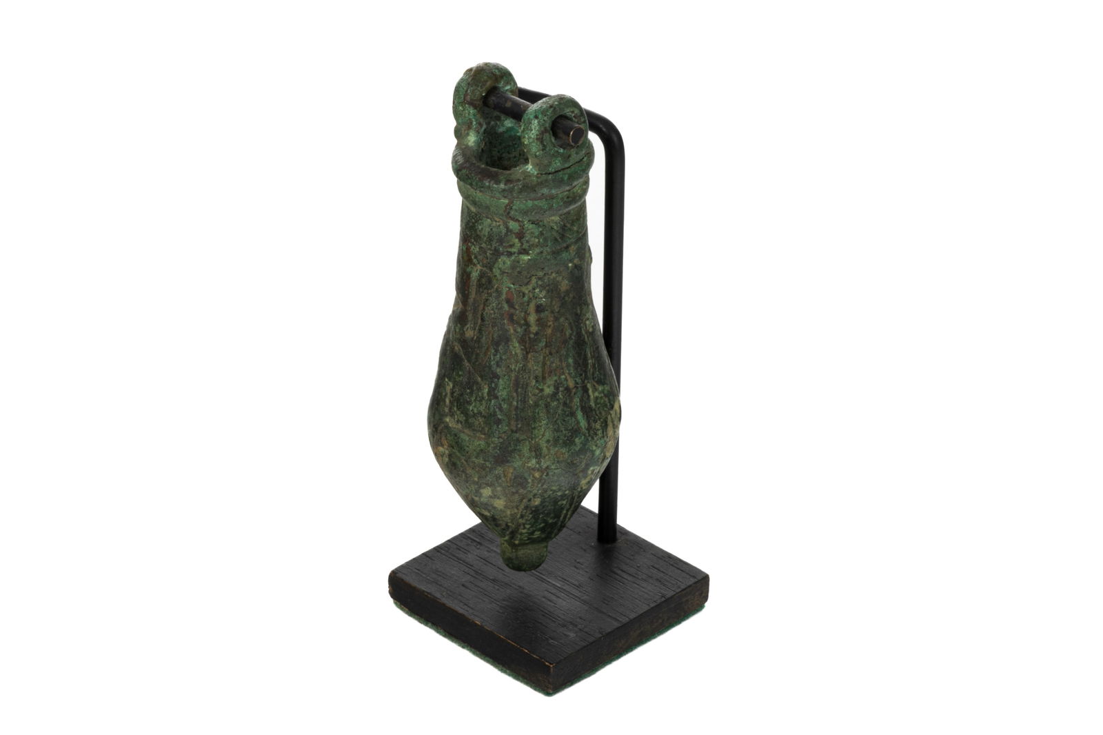 SMALL EGYPTIAN BRONZE SITULA VESSEL (1 of 5)