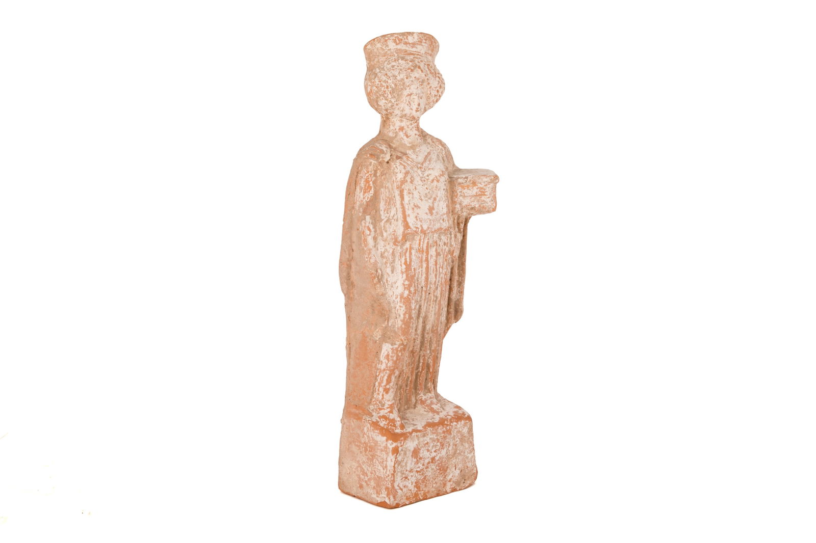 ROMAN TERRACOTTA POTTERY TANAGRA FIGURE (1 of 5)