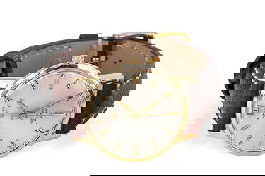 1966 14k Longines Grand Prize Date Automatic Watch Auction