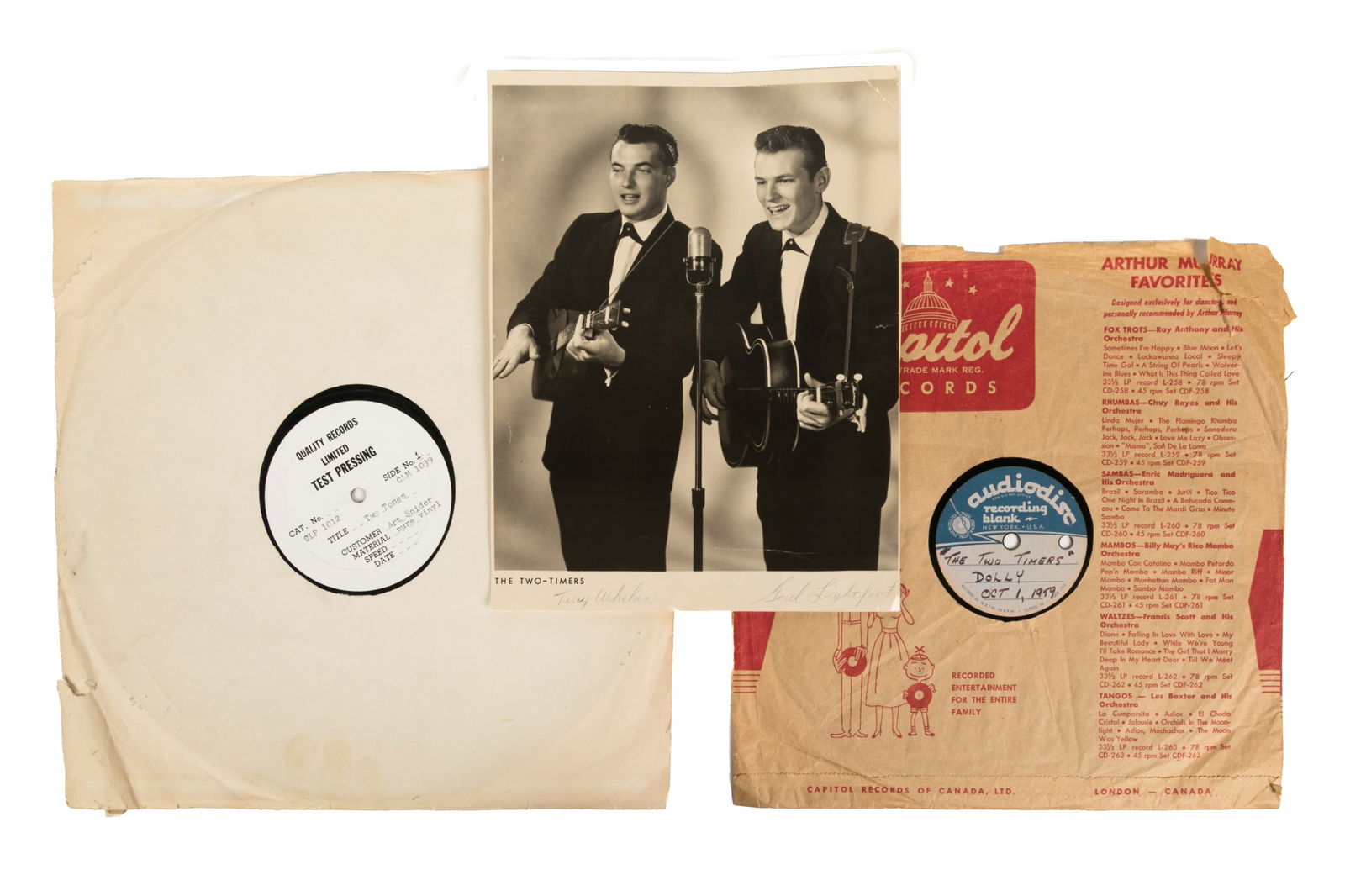 AUTOGRAPHED PROMOTIONAL PHOTOS OF YOUNG LIGHTFOOT (1 of 6)