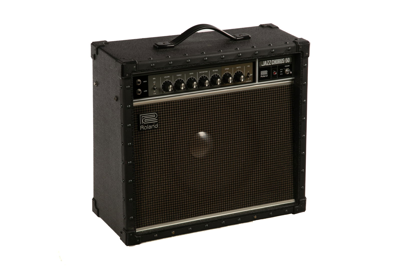 VINTAGE ROLAND JC-50 STAGE AMP WITH CASE (1 of 5)