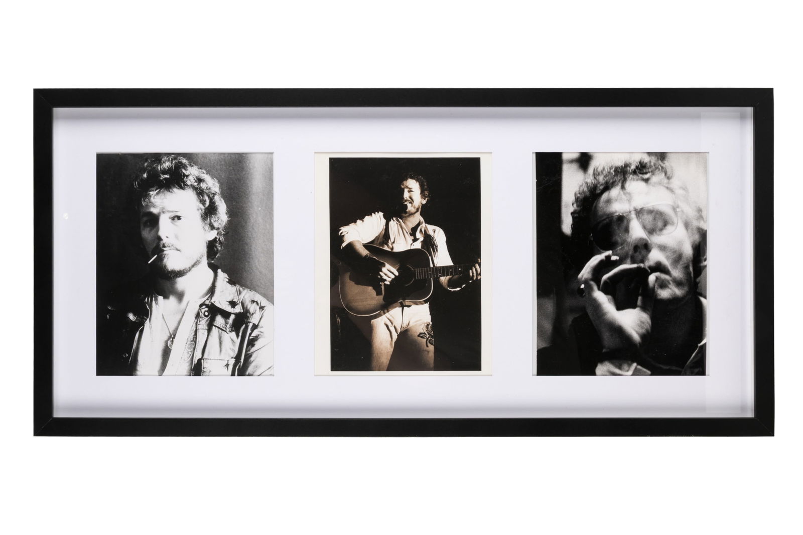 THREE ICONIC PHOTOS OF LIGHTFOOT IN MODERN FRAME: From his personal collection of photographs.