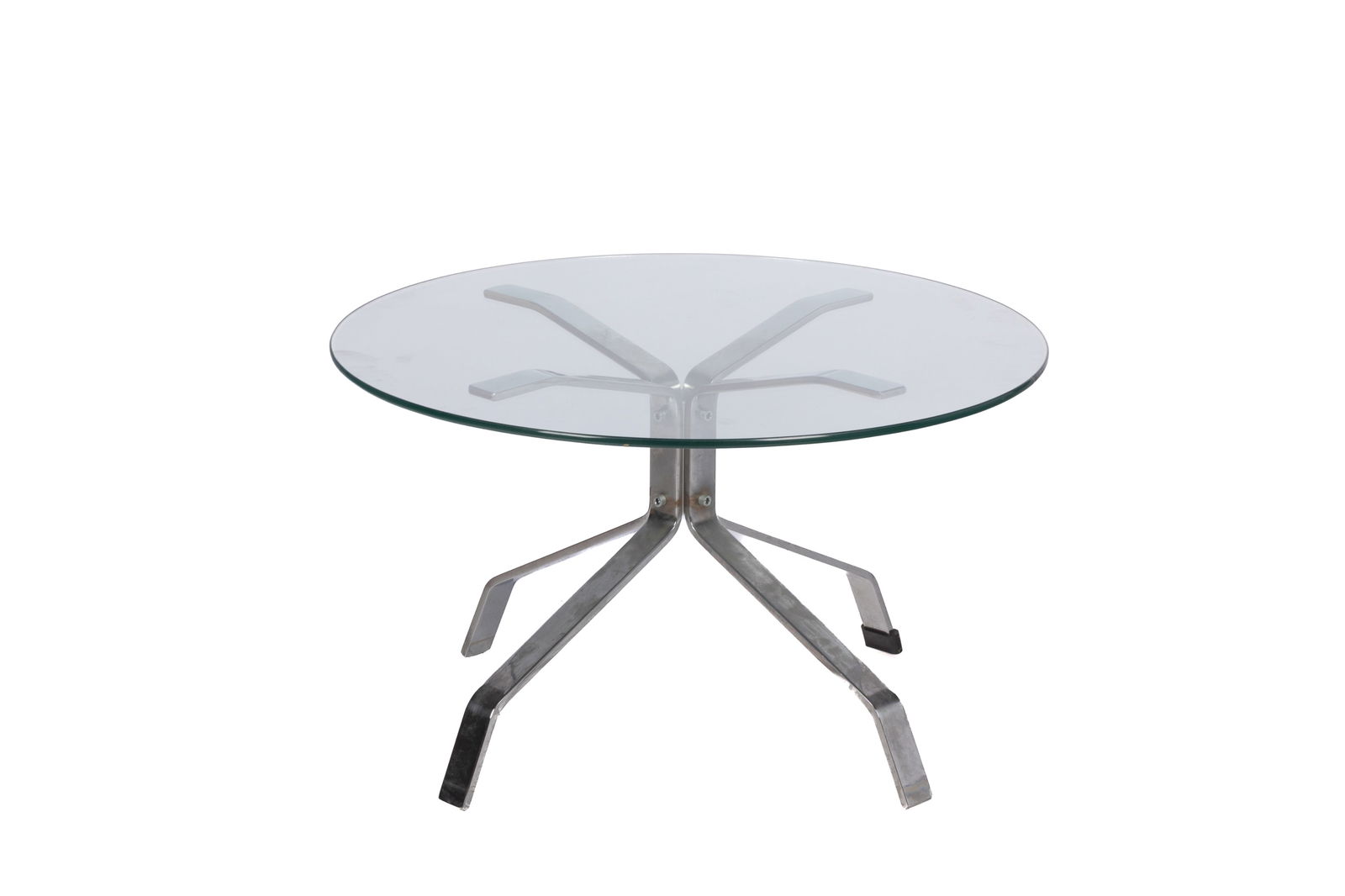 VINTAGE FALCON CHOME & GLASS COFFEE TABLE (1 of 2)