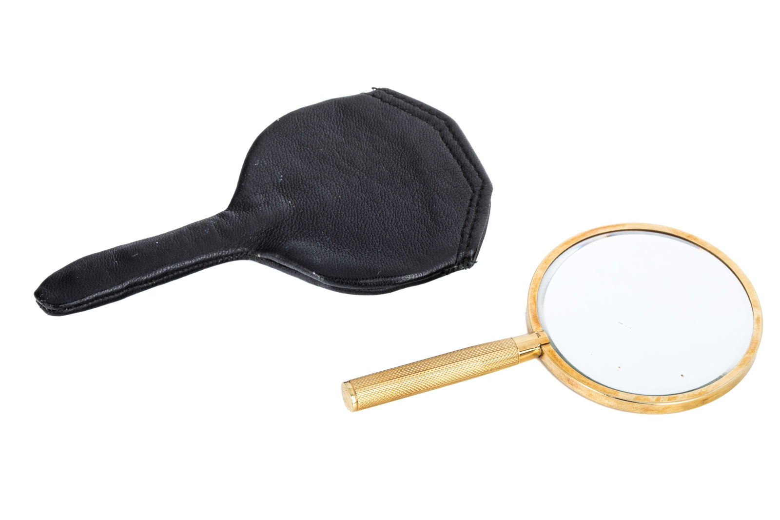 BIRKS ESTATE 14K ANTIQUE TRAVEL HAND MIRROR 31.6g (1 of 4)