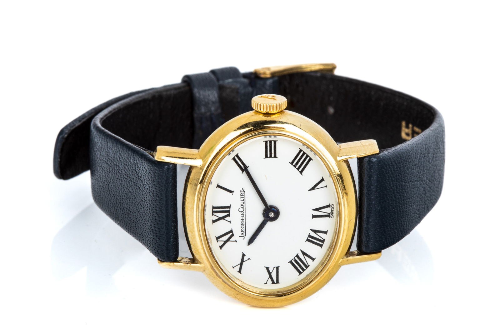 18K JAEGER LE COULTRE MECHANICAL WATCH 20.1g (1 of 8)