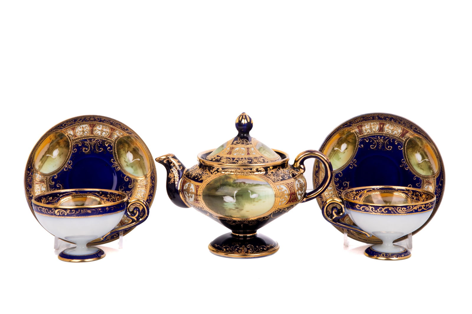 NIPPON PORCELAIN PARTIAL TEA SET (1 of 5)