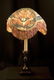 CHINESE SILK KESI IMPERIAL BADGES AS LAMPSHADE