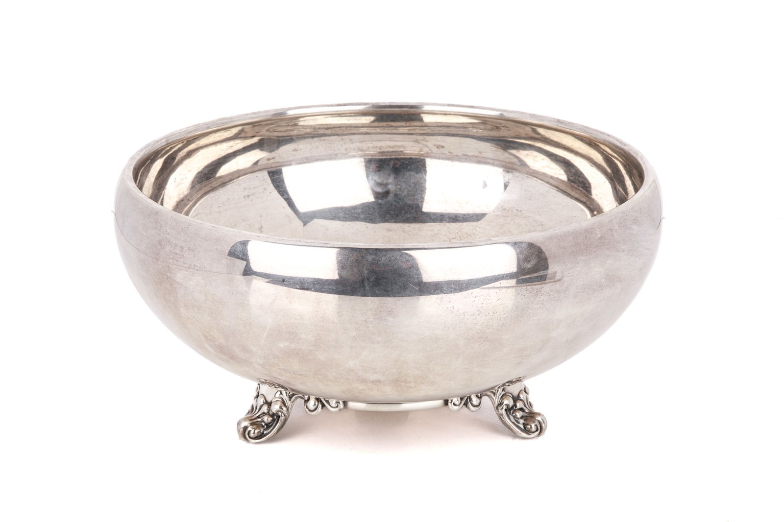 BIRKS SILVER CENTREPIECE FOOTED BOWL (485g) (1 of 3)