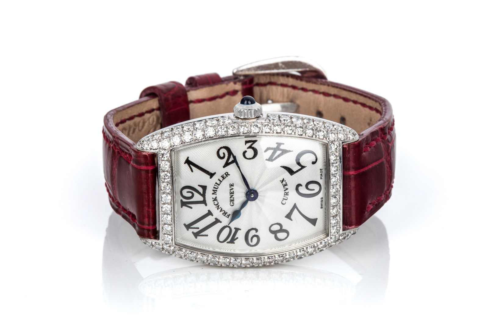 18K FRANCK MULLER CINTREE CURVEX, COMPLETE, STRAPS (1 of 9)