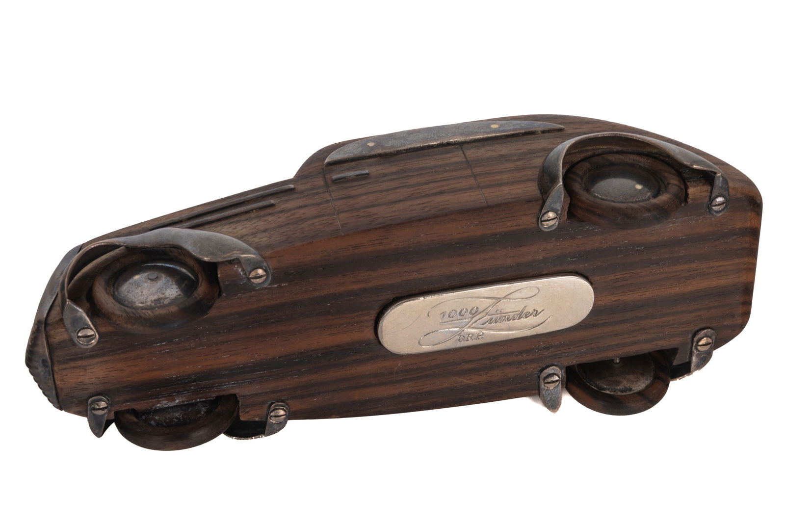 TWO NOVELTY SILVER MOUNTED LIGHTERS - 5