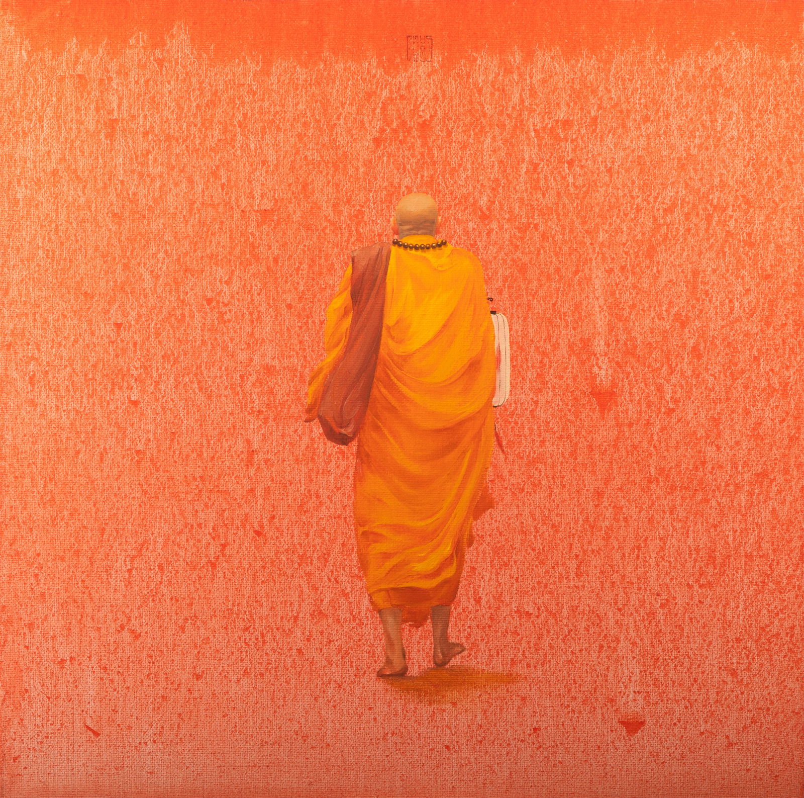 NGUYEN MINH PHUOC (Vietnamese, b. 1973): "Evening Glow" (2008) Oil on Canvas H. 31 1/2" x W. 39 3/8"