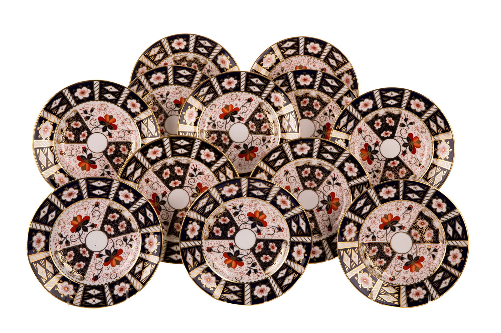 12 ROYAL CROWN DERBY IMARI 2451 SIDE PLATES (1 of 3)