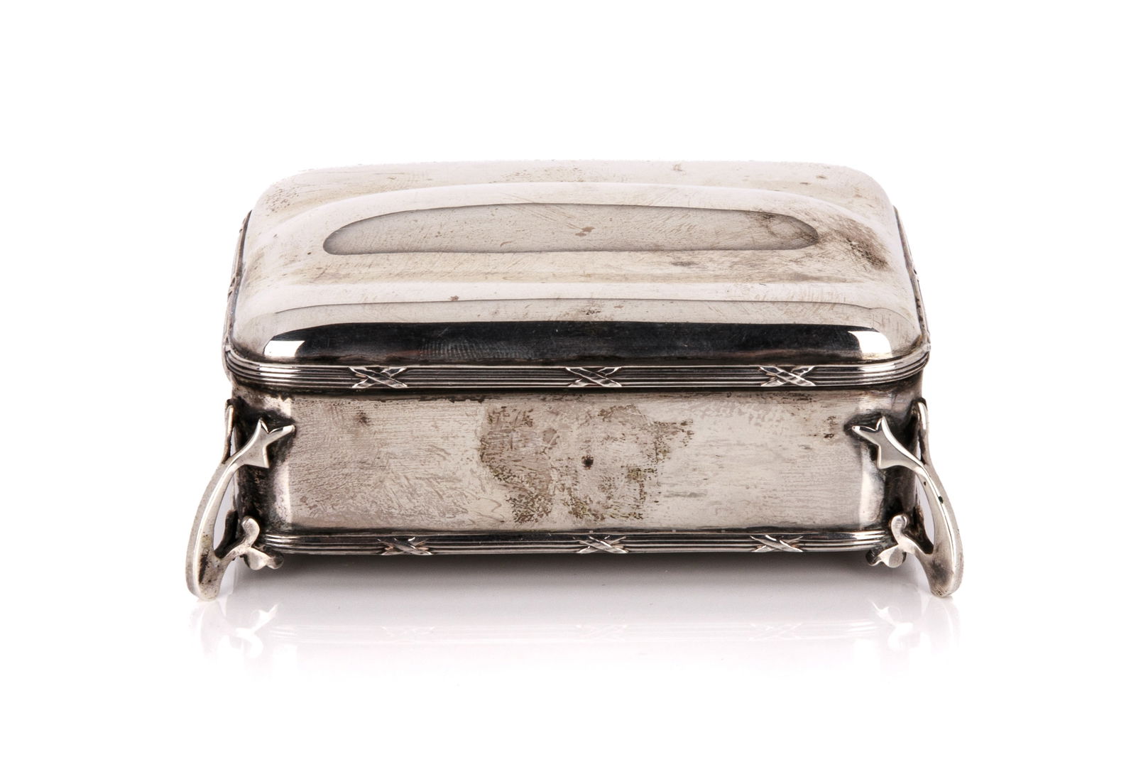 ENGLISH SILVER JEWELLERY BOX (1 of 6)