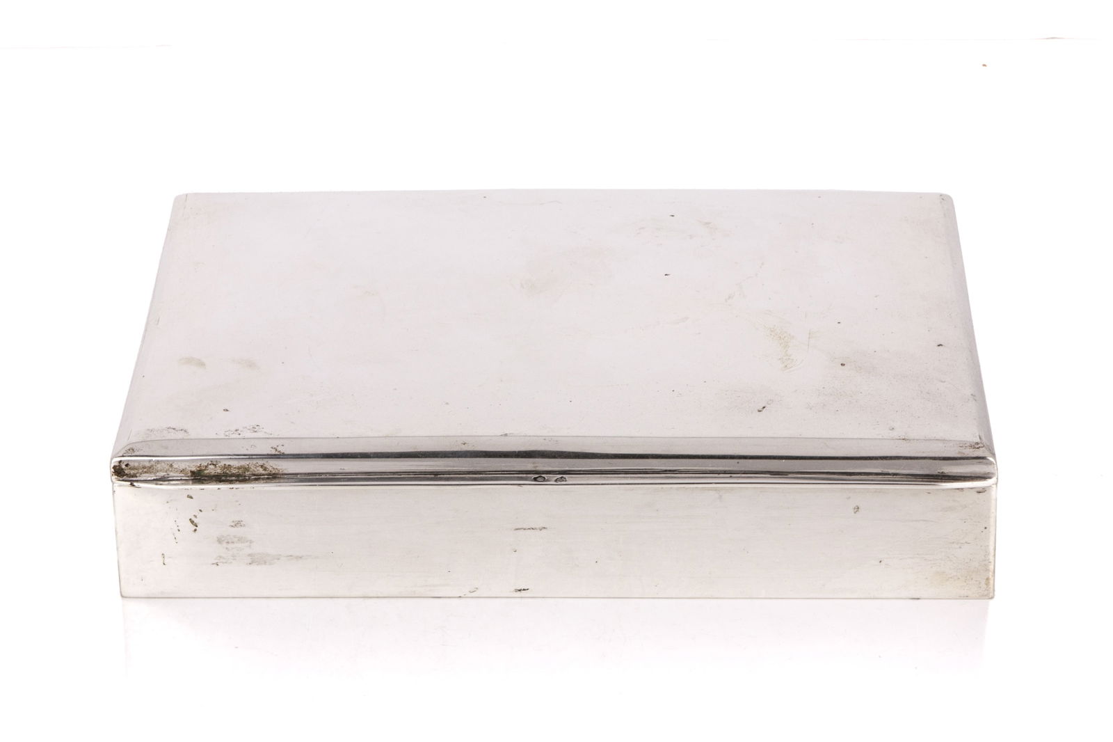 CONTINENTAL SILVER BOX WITH FITTED INTERIOR, 552g (1 of 7)