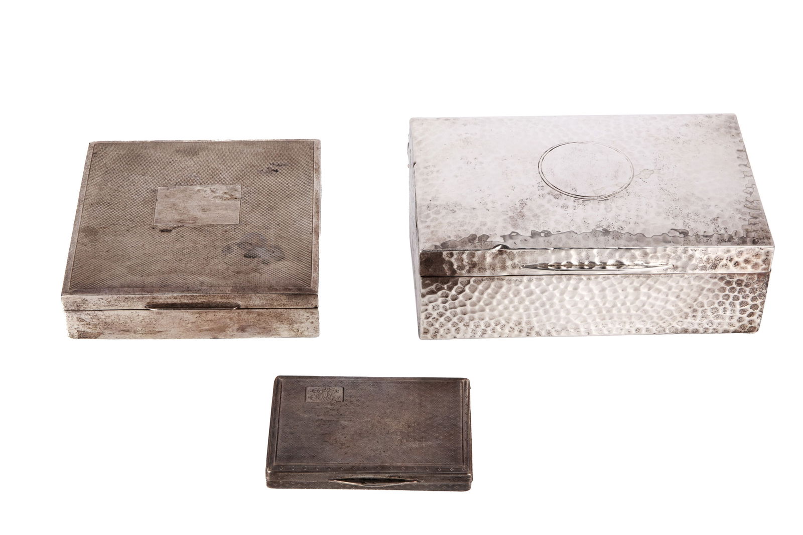 THREE SILVER BOXES - 2