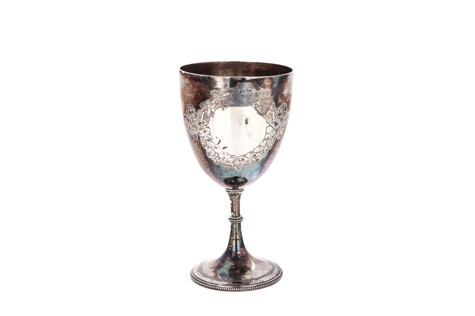 SILVER ENGRAVED GOBLET, 223 g (1 of 4)