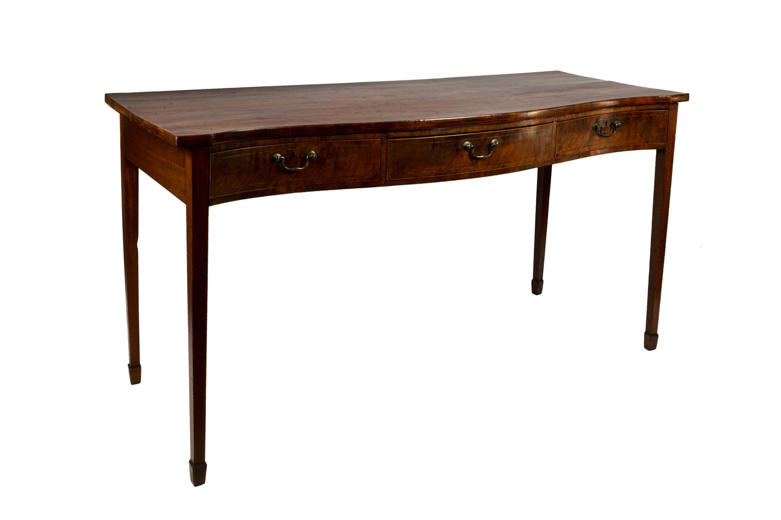 GEORGE III ENGLISH MAHOGANY SERVER SIDEBOARD (1 of 6)