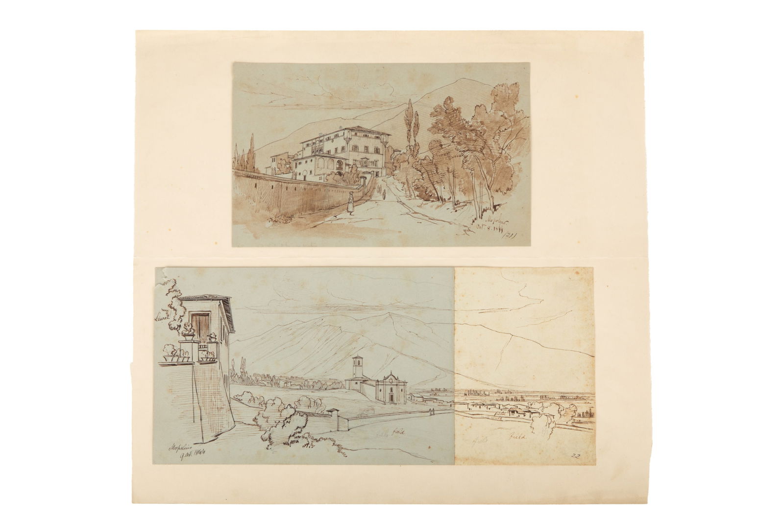 EDWARD LEAR (British, 1812-1888) (1 of 8)