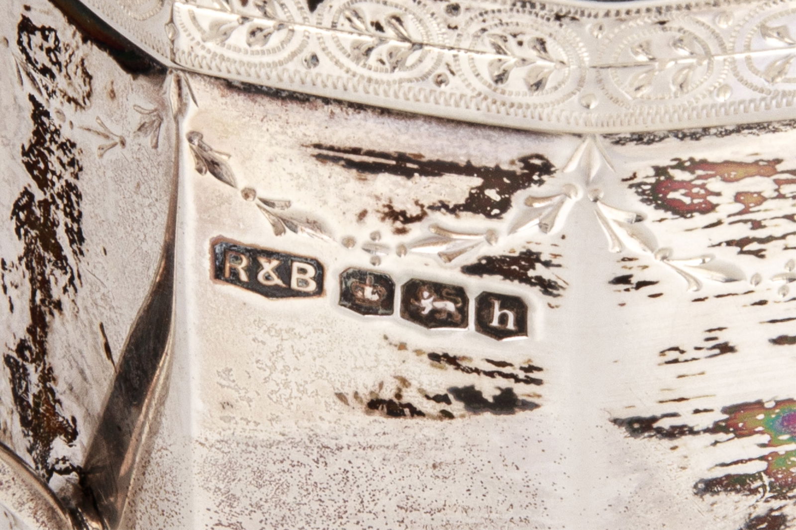 FIVE PC ENGLISH SILVER TEA & COFFEE SERVICE - 3