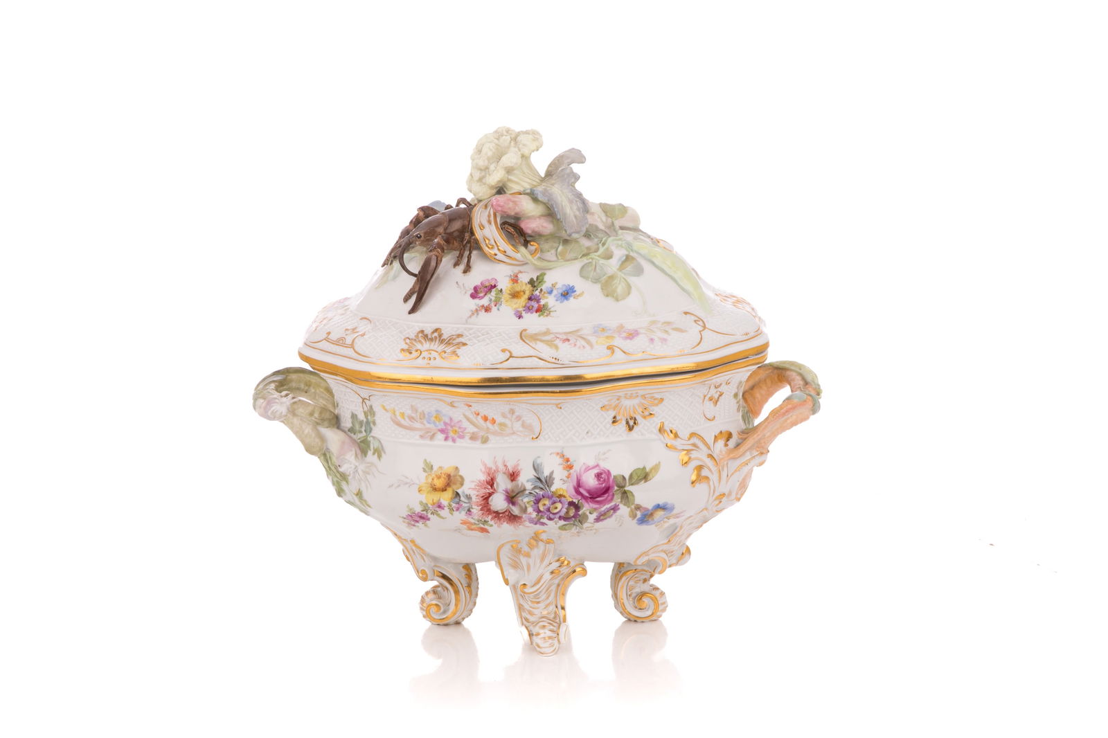 FINE MEISSEN PORCELAIN SOUP TUREEN (1 of 6)